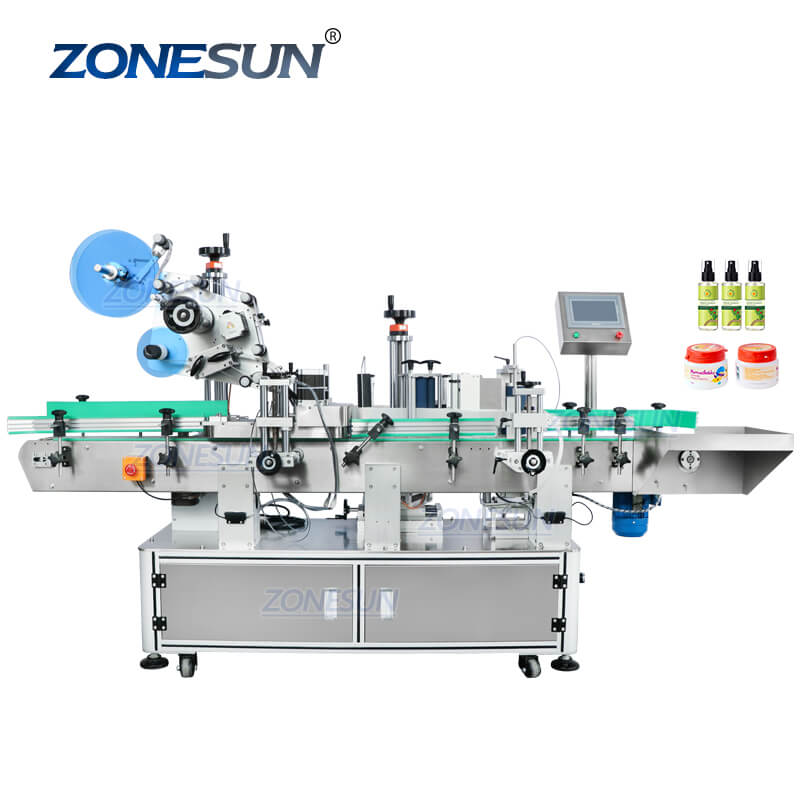 ZS-TB822D Automatic Round Bottle Labeling Machine