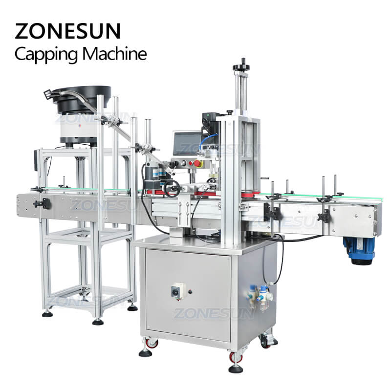 ZS-XG16 Automatic Bottle Capping Machine With Cap Feeder