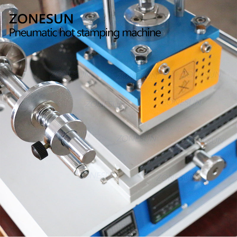 ZS-200XST Custom Logo Trademark Leather Manual Bronzing Embossing Hot Foil  Stamping Machine