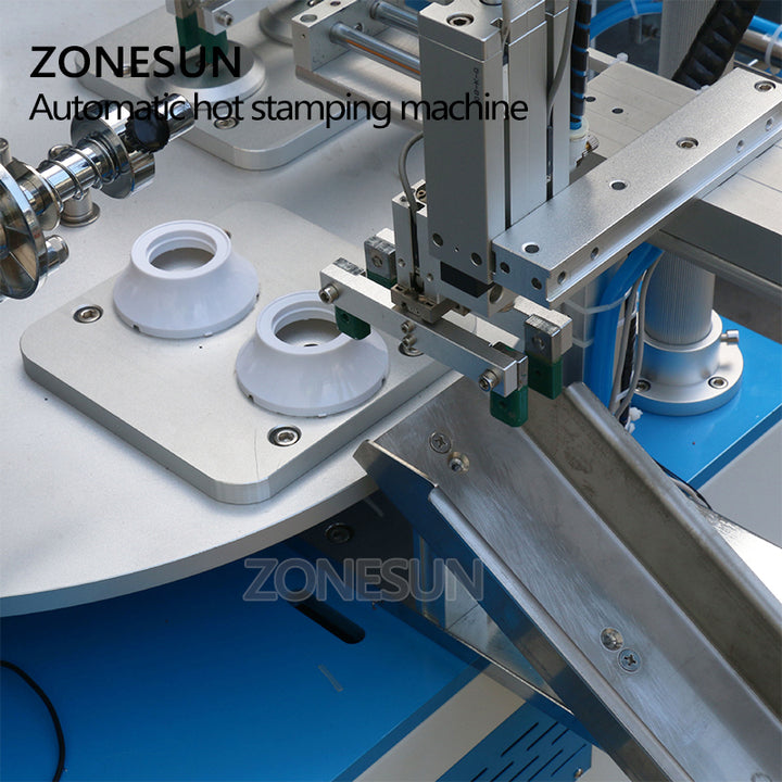 ZONESUN ZY-819S Automatic Stamping Machine leather LOGO Creasing machine LOGO stampler name card stamping machine - ZONESUN TECHNOLOGY LIMITED