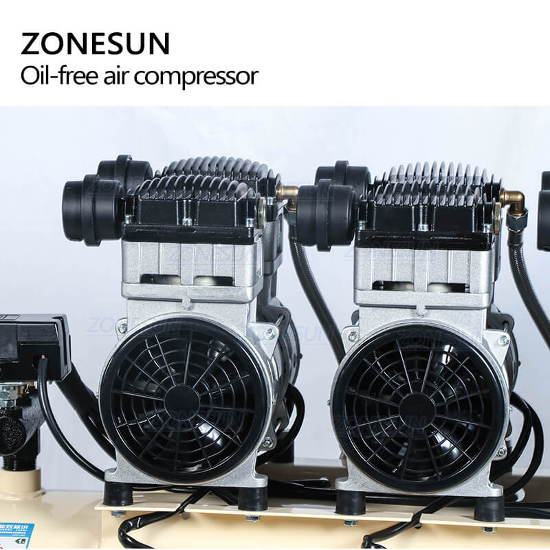 ZONESUN 160L 42Gallon Portable Industrial Factory Silent Air Compressor Machine