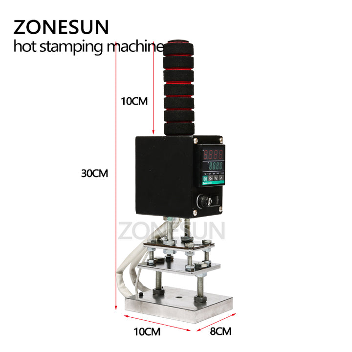 ZONESUN Handheld Hot Foil Stamping Machine For Leather Wood Plastic - ZONESUN TECHNOLOGY LIMITED