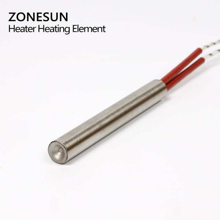 ZONESUN 5pcs diameter 6.8.10.12mm 220V Heating Element Mould Wired Cartridge Heater - ZONESUN TECHNOLOGY LIMITED