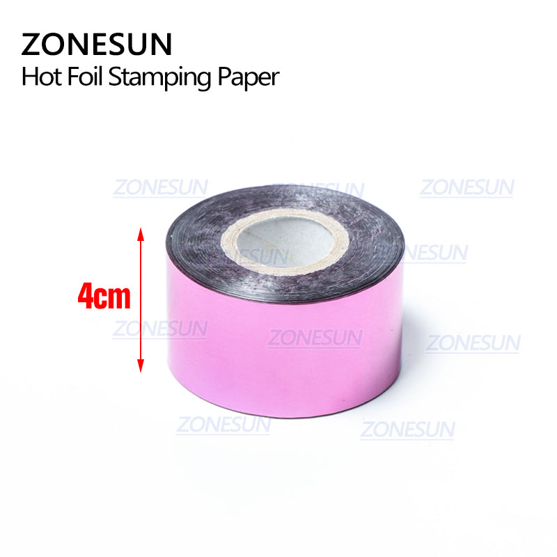 ZONESUN Hot Foil Stamping Paper Heat Transfer Anodized Gilded Paper with Shipping Cost Fee - ZONESUN TECHNOLOGY LIMITED