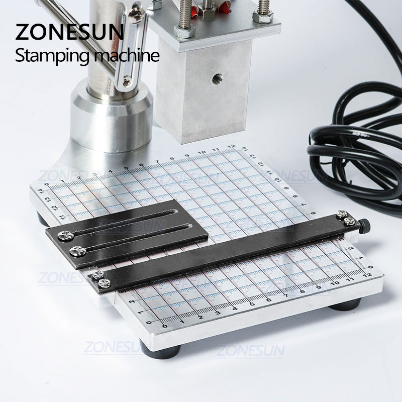 ZONESUN Hot Foil Stamping Machine Embossing Logo Trademark Manual Bronzing Machine For Finshed Leather Shoes Heat Cold Pressing - ZONESUN TECHNOLOGY LIMITED