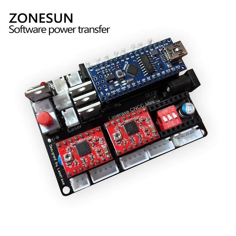 ZONESUN DIY desktop laser engraving machine, marking machine carving machine 3 axis micro step motor drive control motherboard - ZONESUN TECHNOLOGY LIMITED