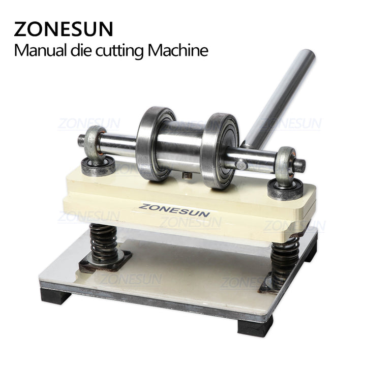 ZONESUN Manual Leather Die Cutting Machine Handmade Earring Die Cuts Pressing Machine For Custom Clicker Die Steel Rule Die - ZONESUN TECHNOLOGY LIMITED