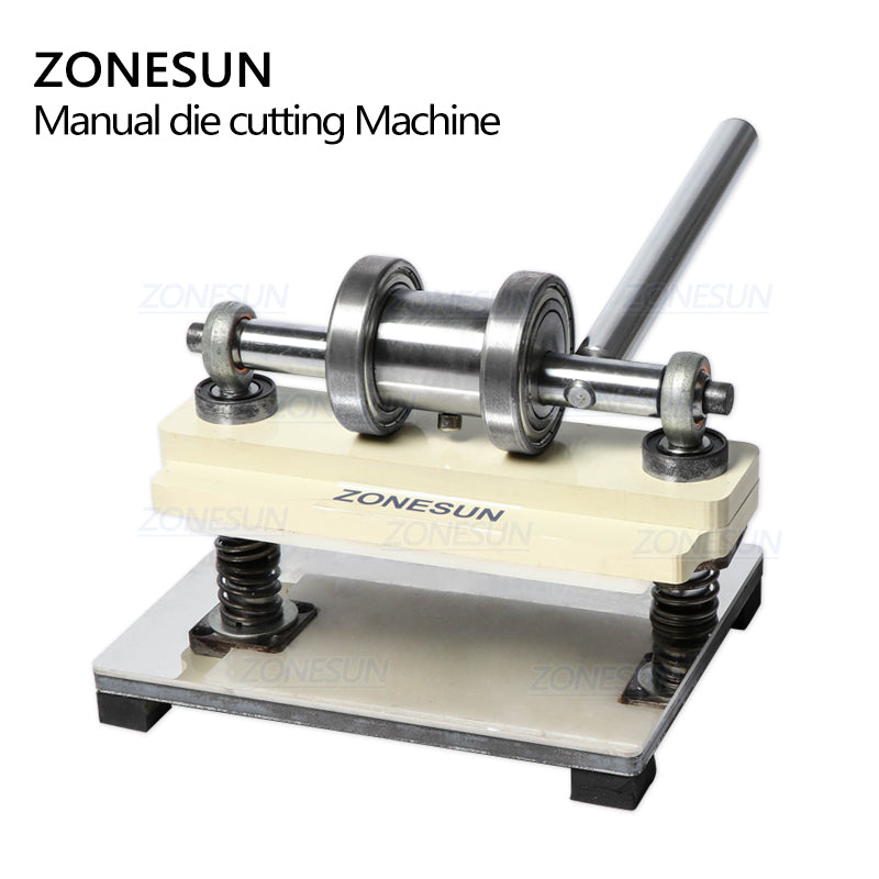 World debut free shipping- Hand crank leather cutting machine, leather die  presser