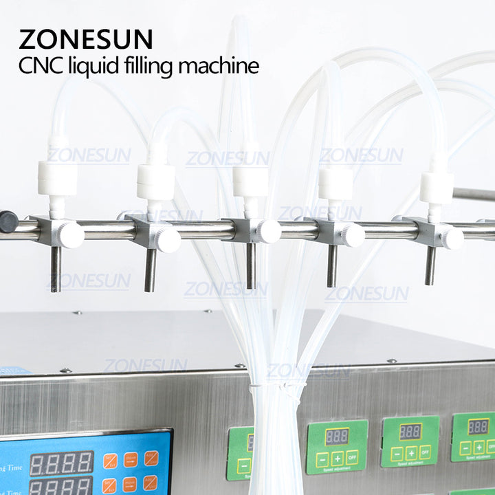 Filling nozzle of 8 head Diaphragm Pump Liquid Filling Machine