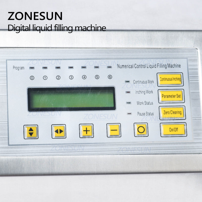 Control panel of GFK160 Liquid Filling Machine