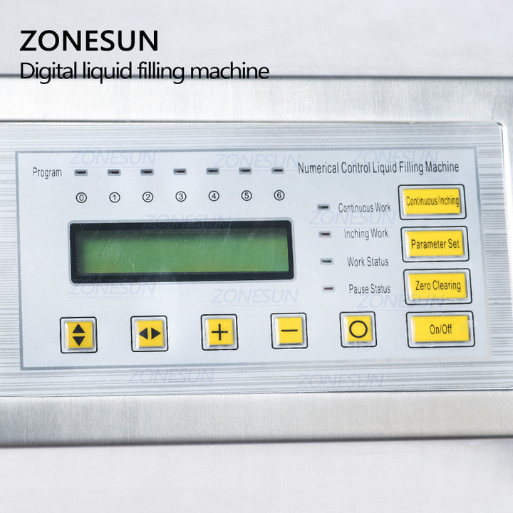 Control panel of GFK160 Liquid Filling Machine