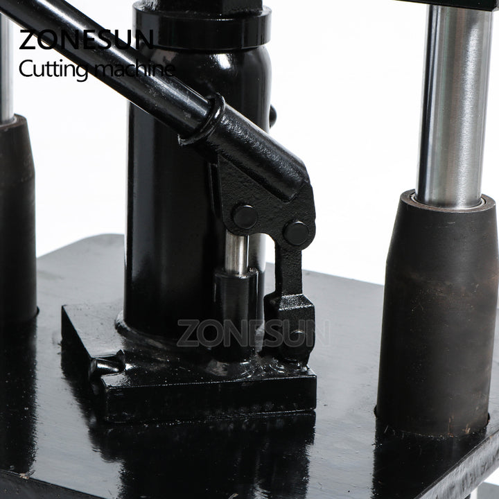ZONESUN Leather Hydraulic Die Cutting Machine For Custom Key Ring Hand Bag Cutting Die - ZONESUN TECHNOLOGY LIMITED