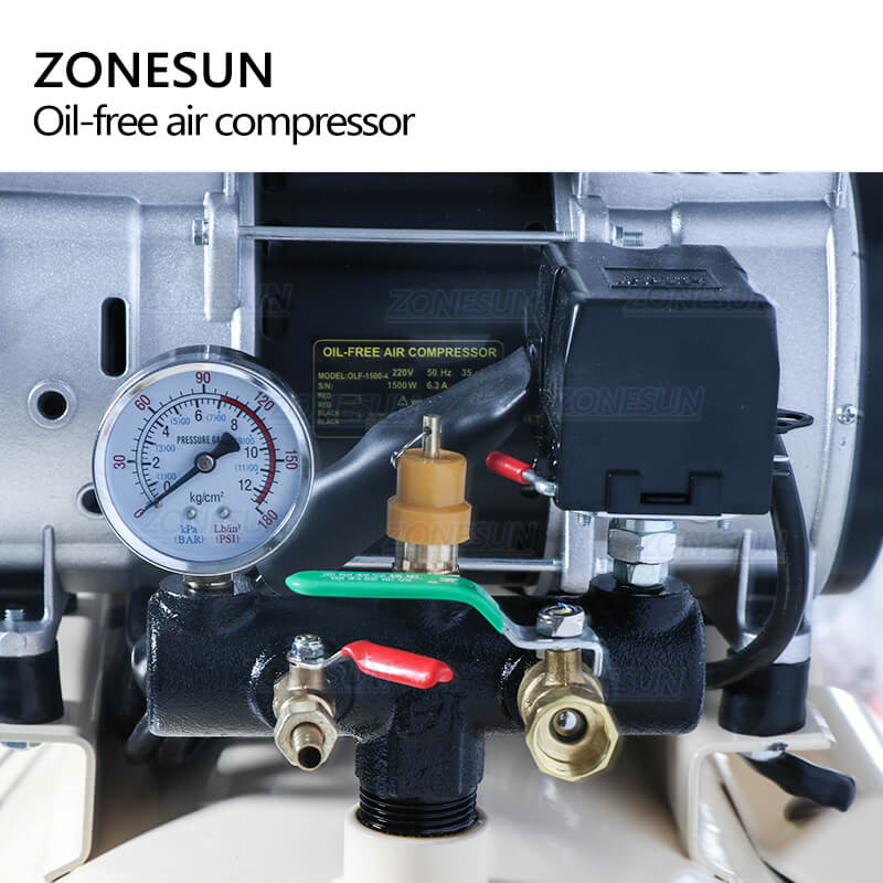 Zonesun 160L 42Gallon Factory Industrial Factory Silent Air Compressor Machine