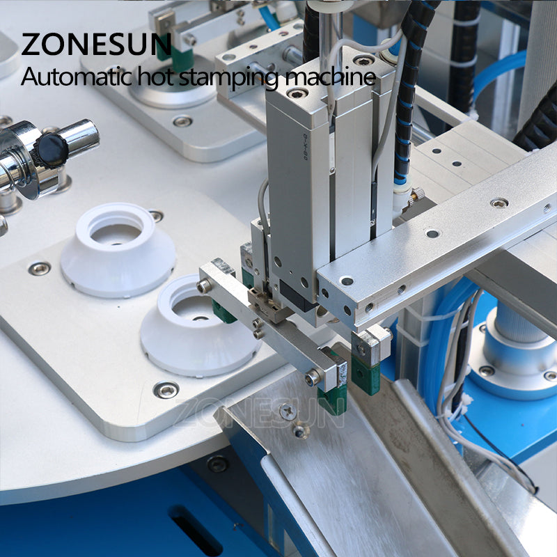 ZONESUN ZY-819S Automatic Stamping Machine leather LOGO Creasing machine LOGO stampler name card stamping machine - ZONESUN TECHNOLOGY LIMITED