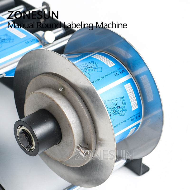 Detail of Manual Round Bottle Labeling Machine