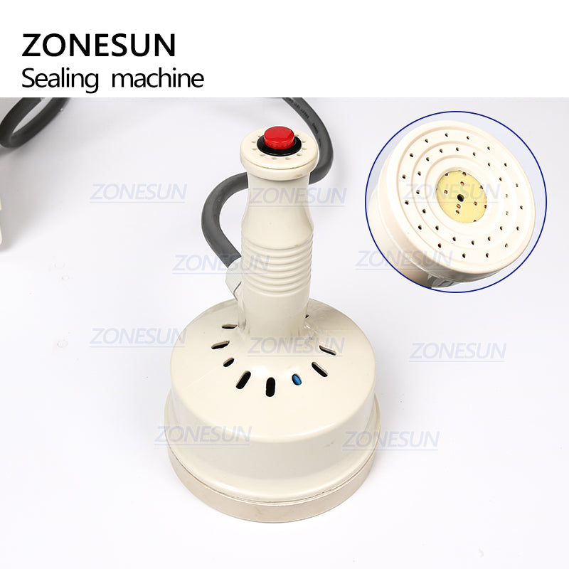 ZONESUN GLF-500 220V Electromagnetic Induction Sealing Machine  For Plastic Round Small Bottles Caps Packaging Machine - ZONESUN TECHNOLOGY LIMITED