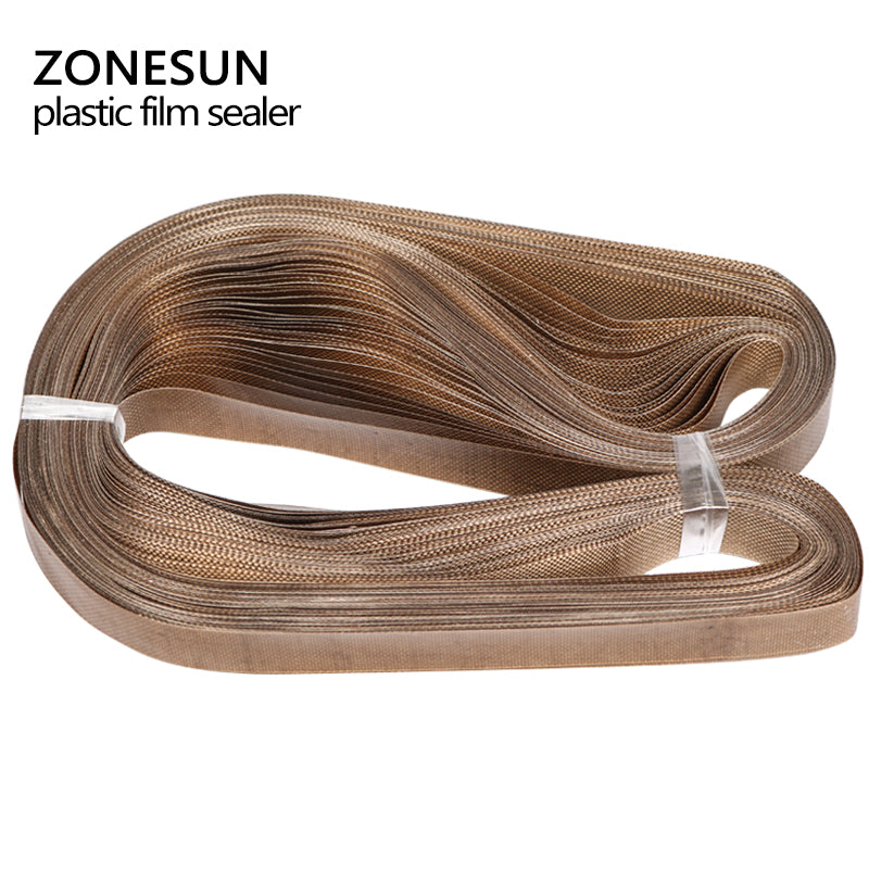 ZONESUN 50pcs/lot Teflon Belt for FR-900 /SF-150 Band Sealer/Plastic Bag Sealing Machine/Plastic Film Sealer - ZONESUN TECHNOLOGY LIMITED