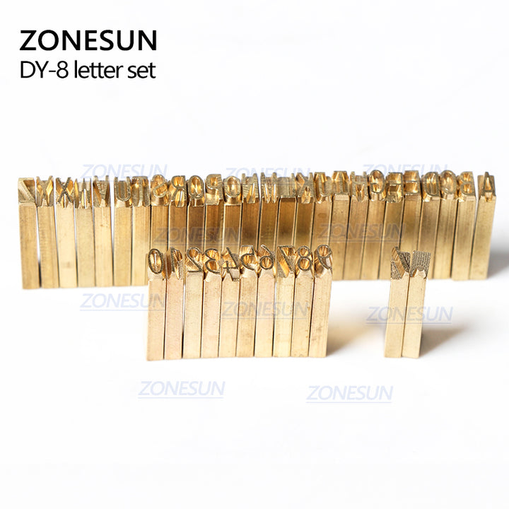 ZONESUN DY-8 letter set number set LT-50D letter set LT-50D number set MT-50 number - ZONESUN TECHNOLOGY LIMITED
