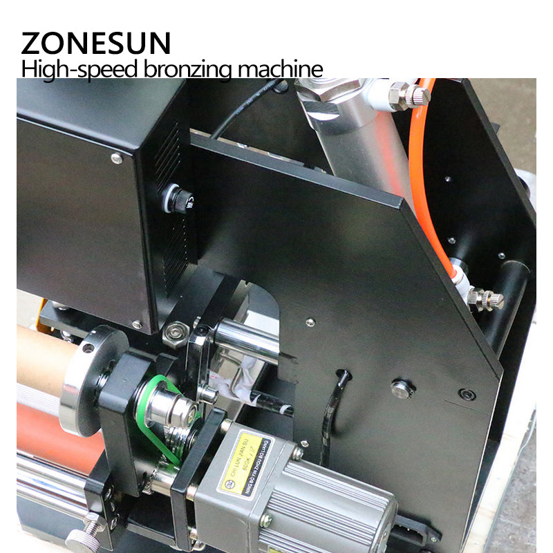 ZONESUN ZY-819K2 Pneumatic Automatic hot foil Stamping Machine,leather