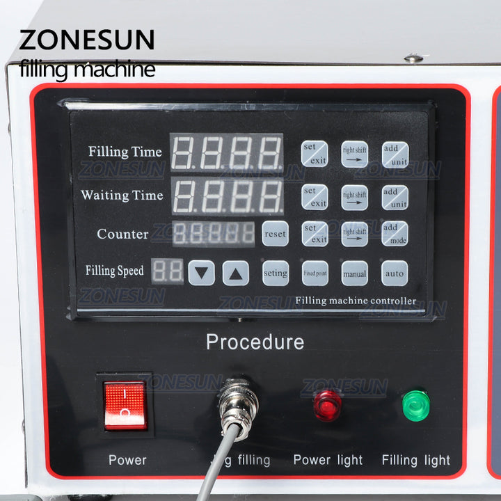 Control panel of GZ-GFK17B Semi Automatic Filling Machine 