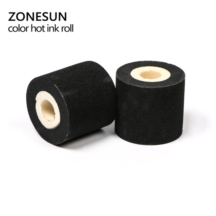 ZONESUN Free Shipping Energy Saving Black Hot Printing Ink Roll for MY-380F, Good Quality Hot Ink Roll, Black Hot Print Rolls 12 Roll - ZONESUN TECHNOLOGY LIMITED
