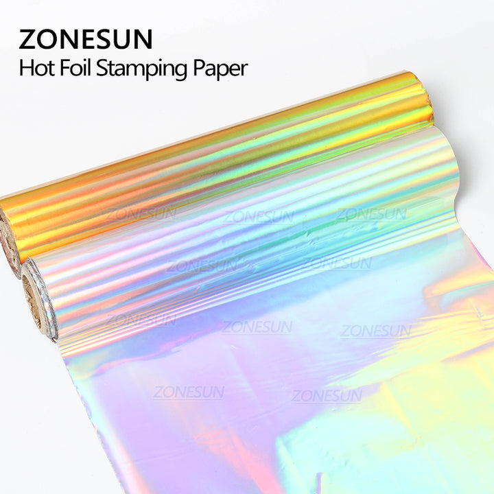 ZONESUN Hot foil Stamping Paper Leather Fabric PU Glitter Decorative Artificial Metal Leather for Sewing Material Leather Skin - ZONESUN TECHNOLOGY LIMITED