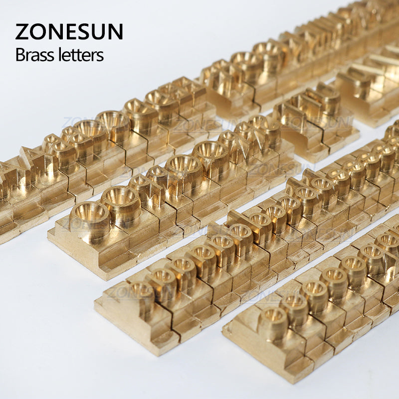 ZONESUN 184PCS Alphabet Letter Set Brass Stamp For Custom Initials - ZONESUN TECHNOLOGY LIMITED