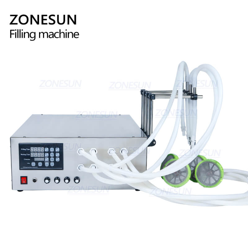 4 Nozzles Liquid Bottle Filling Machine