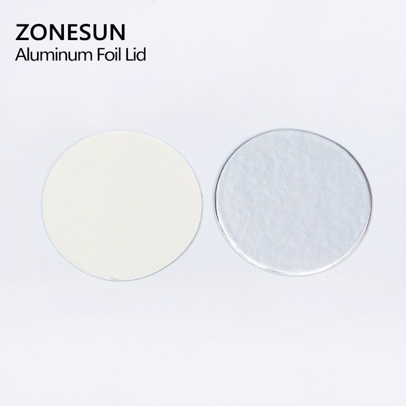 ZONESUN For induction sealing customized size plactic laminated aluminum foil lid liners 500pcs for PP PET PVC PS glass bottles - ZONESUN TECHNOLOGY LIMITED
