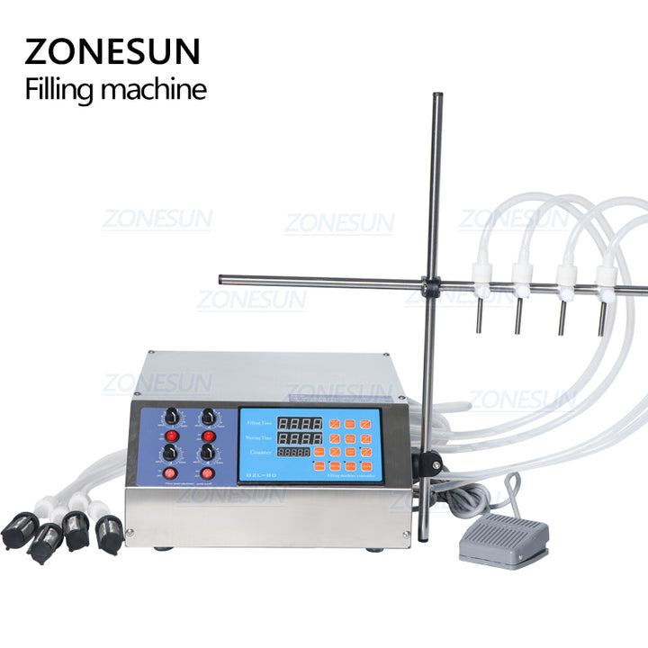 4 nozzles Bottle Liquid Filling Machine