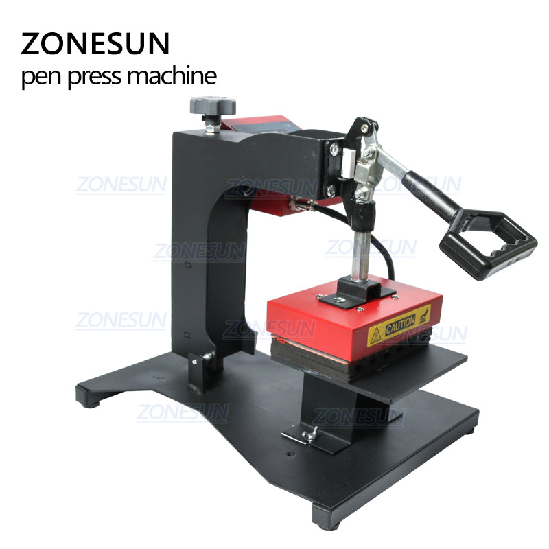 ZONESUN Pen Heat Printing Machine Hot Transfer Printing Machine Press Machine For Plastic Ball Point Pen Logo Pressing Machine - ZONESUN TECHNOLOGY LIMITED