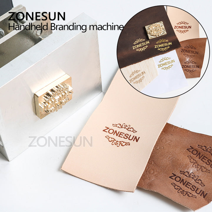 ZONESUN Hand Operate Branding Machine Leather Printer Creasing Machine Hot Foil Stamping Machine Marking Press Embossing Machine - ZONESUN TECHNOLOGY LIMITED