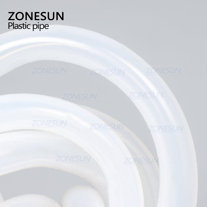 ZONESUN PJ-GZ7 2m(L) * 7mm ID Round Filling Hose Plastic Pipe For Filling Machine