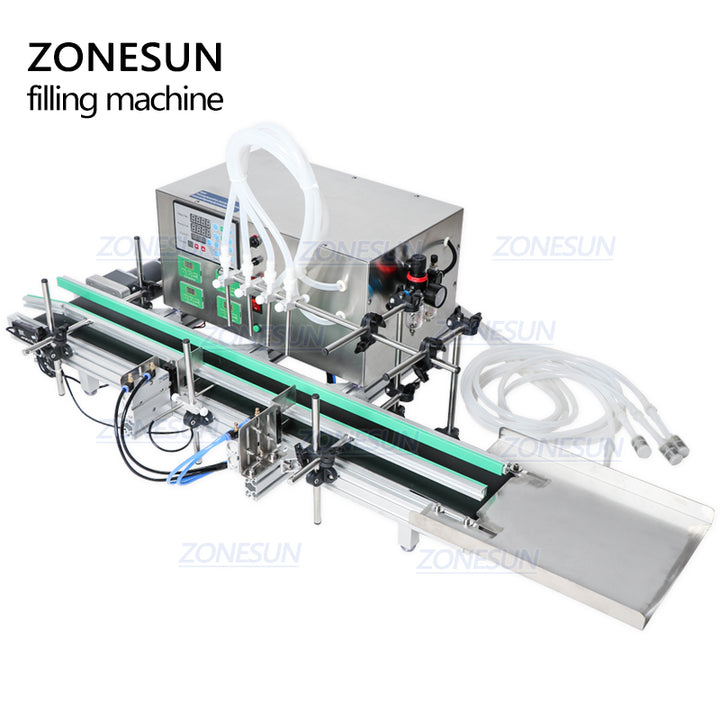 4 heads desktop automatic liquid filling machine