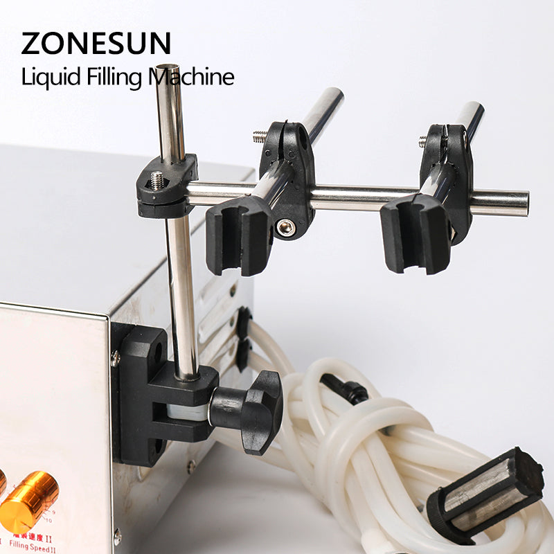 ZONESUN Double Heads Water Juice Bottle Microcomputer Automatic Liquid Filling Machine 3.5L - ZONESUN TECHNOLOGY LIMITED