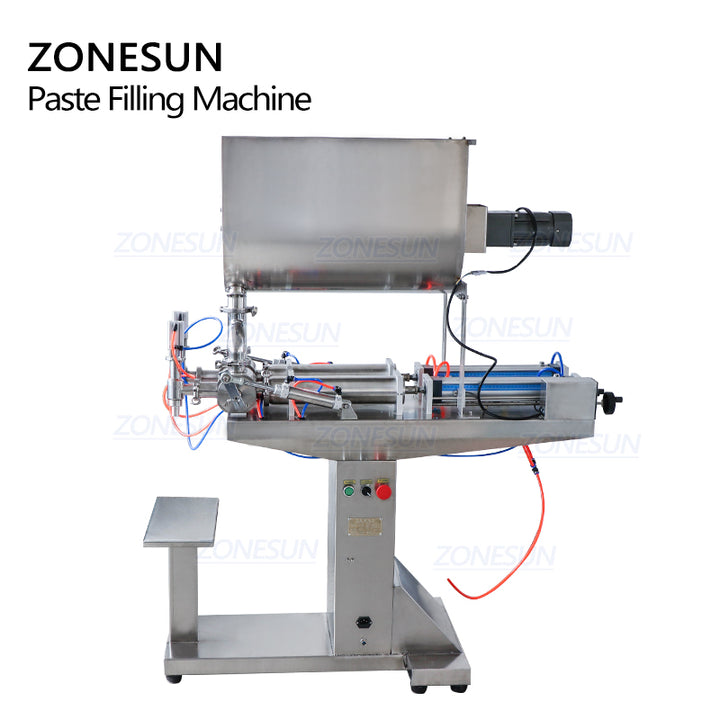 Double Heads Semi-Automatic Paste Filling Machine With Mixer