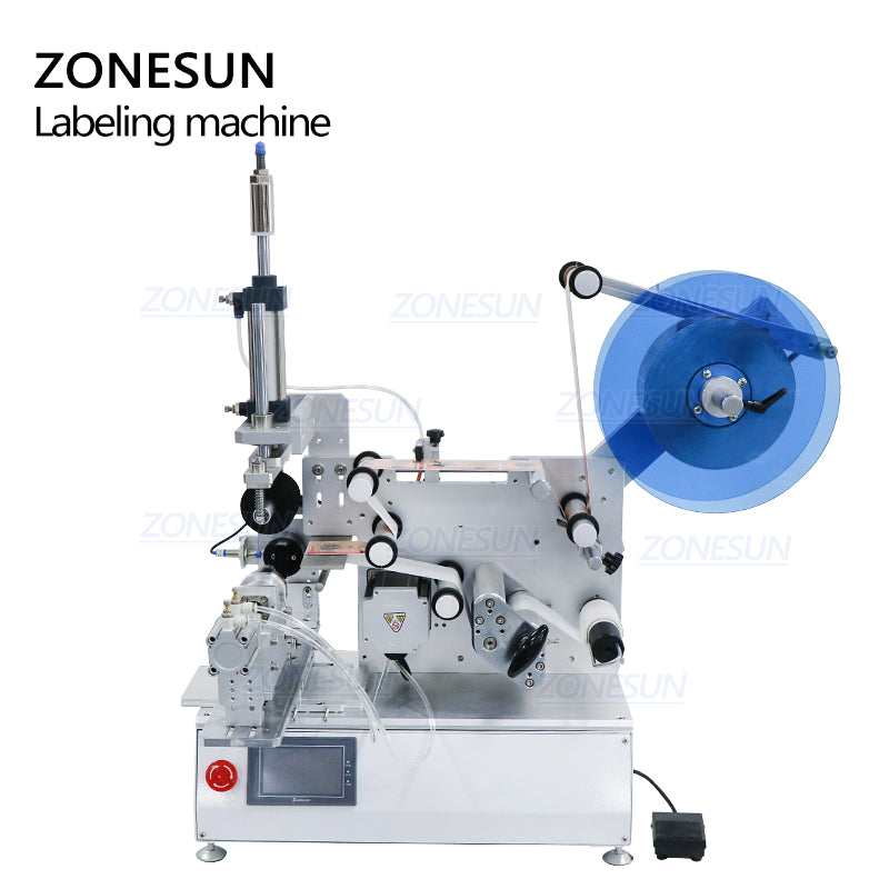 Semi-auto Square Round Bottle Labeling Machine