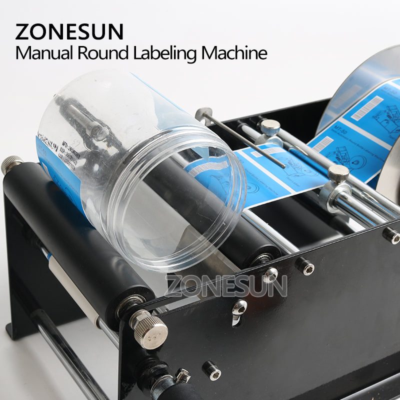 Detail of Manual Round Bottle Labeling Machine