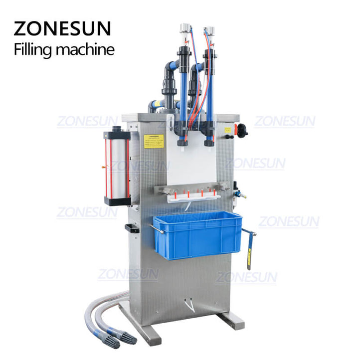 Filling nozzle of double heads filling machine
