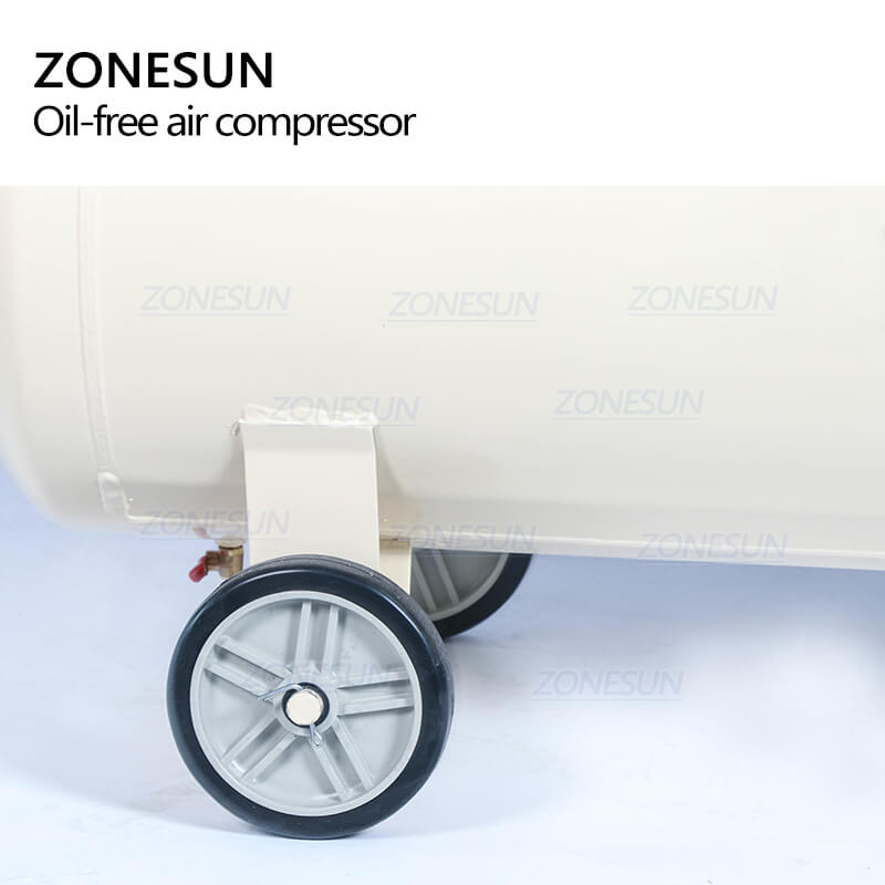 Máquina silenciosa del compresor de aire de la fábrica industrial portátil de ZONESUN 160L 42 galones