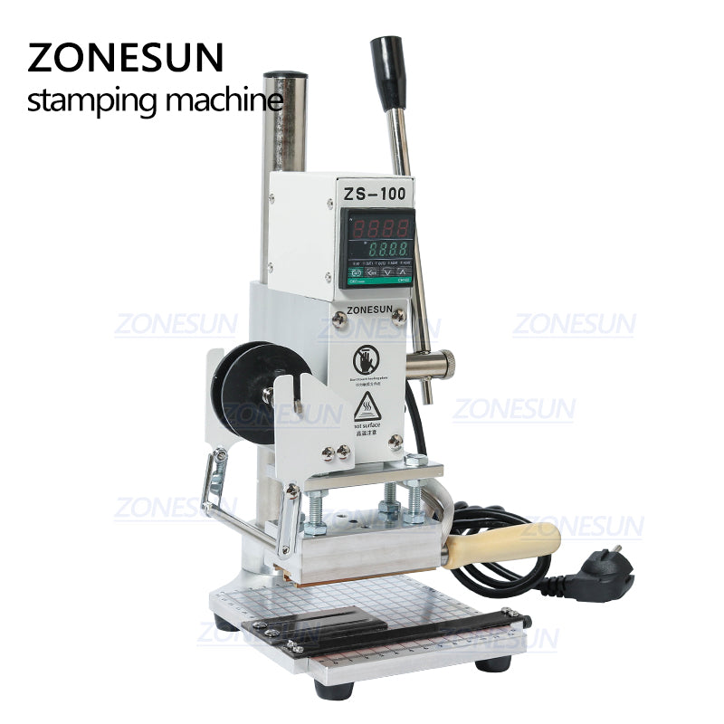 Hot Foil Stamping Machine Manual Bronzing Machine for PVC Card leather –  ZONESUN TECHNOLOGY LIMITED