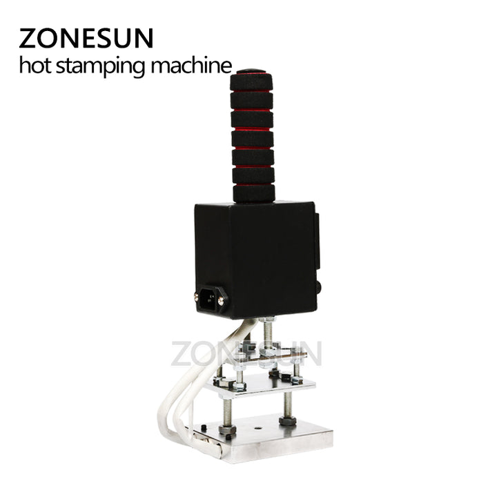 ZONESUN Hand Operate Branding Machine Leather Printer Creasing Machine Hot Foil Stamping Machine Marking Press Embossing Machine - ZONESUN TECHNOLOGY LIMITED