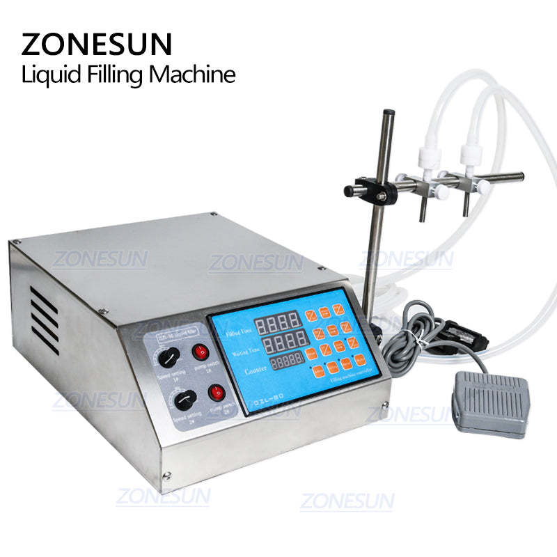 Double Nozzles Liquid Filling Machine