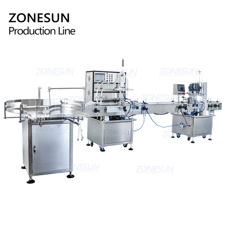 Full Automatic Filling Capping Machine Production Line
