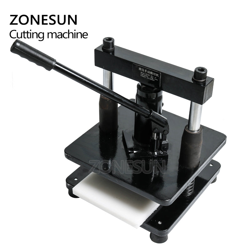 ZONESUN Leather Hydraulic Die Cutting Machine For Custom Key Ring Hand Bag Cutting Die - ZONESUN TECHNOLOGY LIMITED