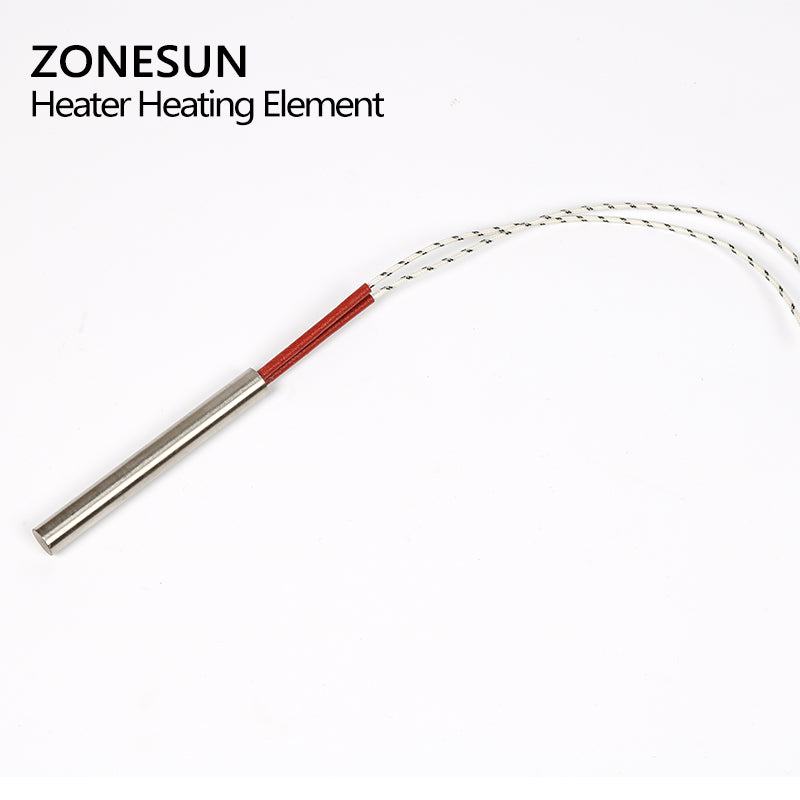 ZONESUN 5pcs diameter 6.8.10.12mm 220V Heating Element Mould Wired Cartridge Heater - ZONESUN TECHNOLOGY LIMITED