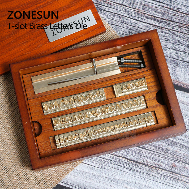 ZONESUN 6mm Height Brass Letter Stamp Custom Initials Alphabet For Foi –  ZONESUN TECHNOLOGY LIMITED