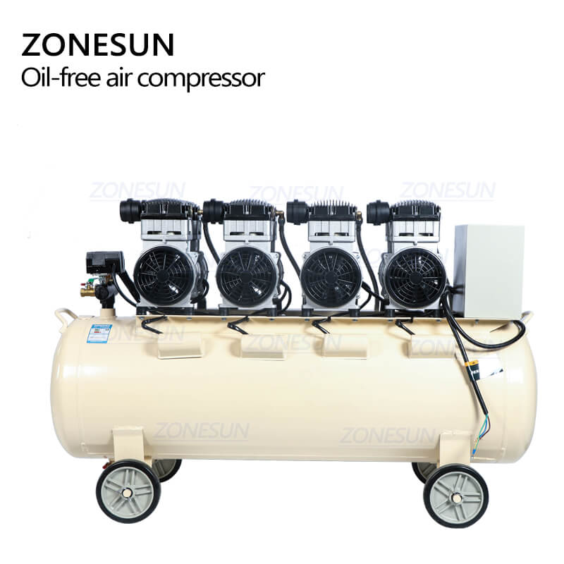 ZONESUN 160L 42GALLON 휴대용 산업 공장 자동 공기 압축기 기계