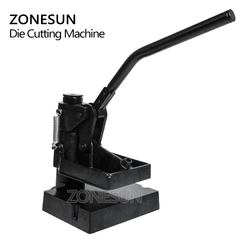 ZONESUN 8360 Leather Die Cutting Machine For Custom Earring Key Fob Handbag Cutting Die - ZONESUN TECHNOLOGY LIMITED
