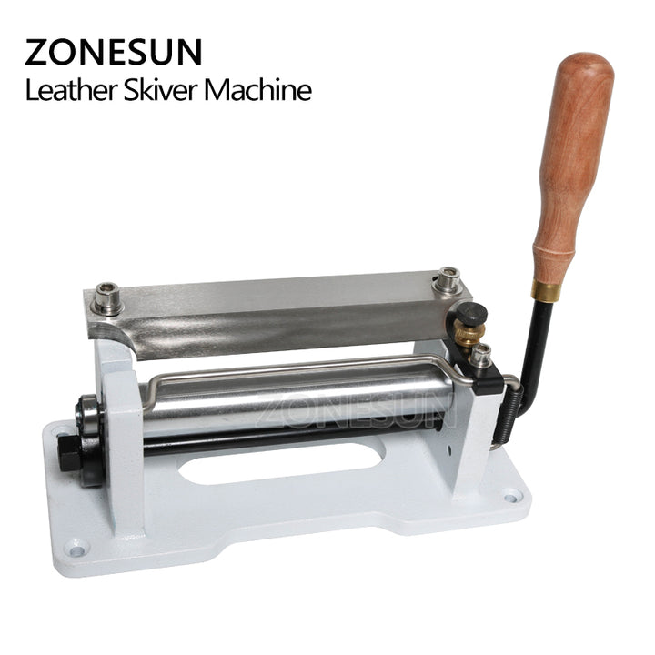 ZONESUN Leather Skiving Machine Strap Splitter Handle Peeling Machine - ZONESUN TECHNOLOGY LIMITED